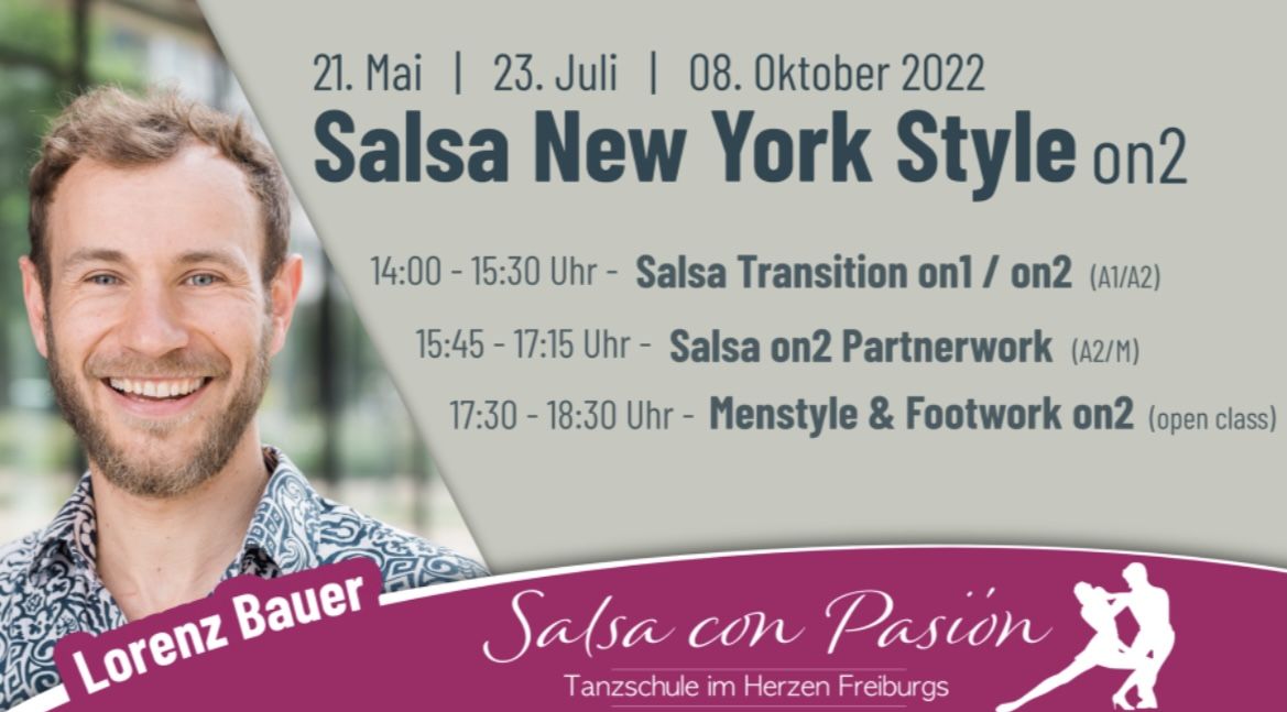 You are currently viewing ￼Salsa on 2 – mit und ohne Vorkenntnissen | Salsa con  Pasión Freiburg